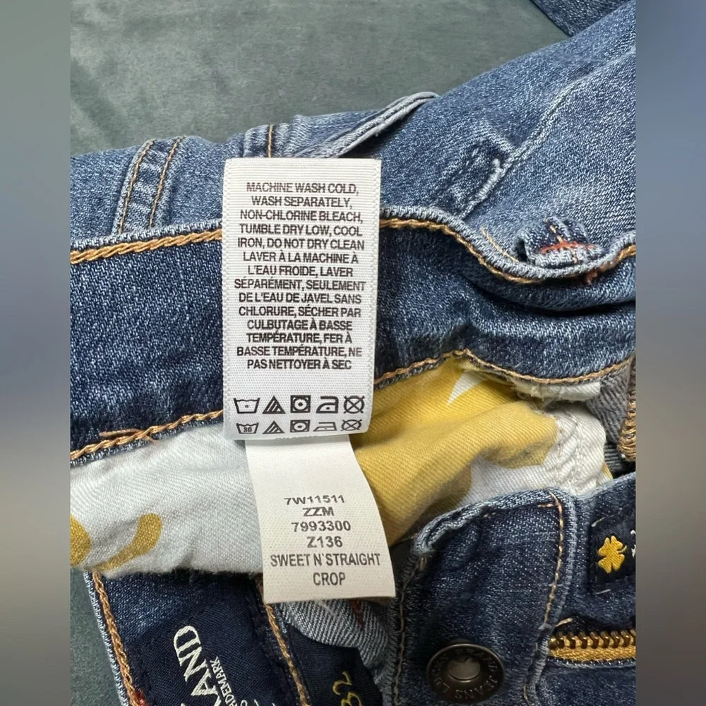👖Lucky Brand “Sweet n Straight Crop” Capri, Size: 14/32 - Picture 9 of 12